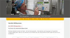 Desktop Screenshot of koch-waagen.de